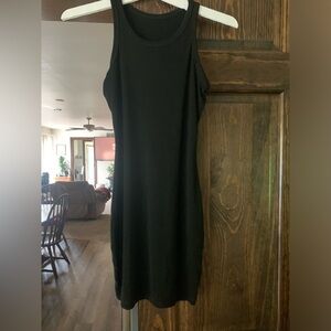 Mini stretchy black XS tank dress